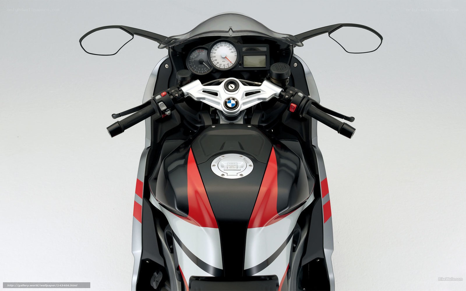 BMW motorcycle front view