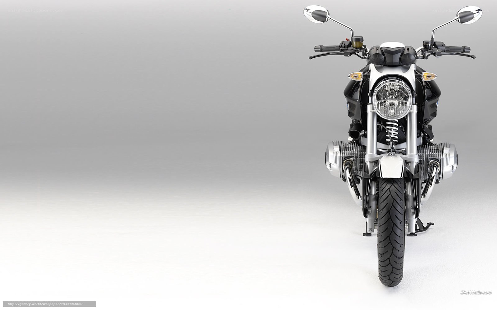 BMW motorcycle front view