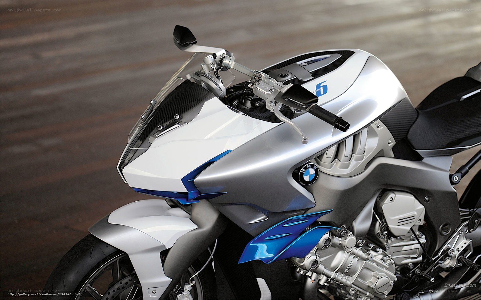 BMW motorcycle front view