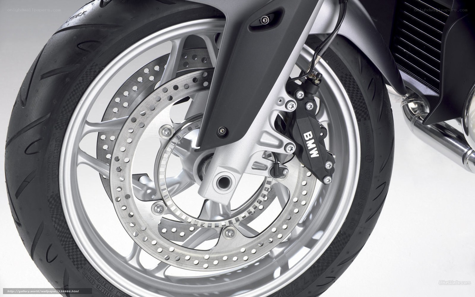 BMW motorcycle front wheel
