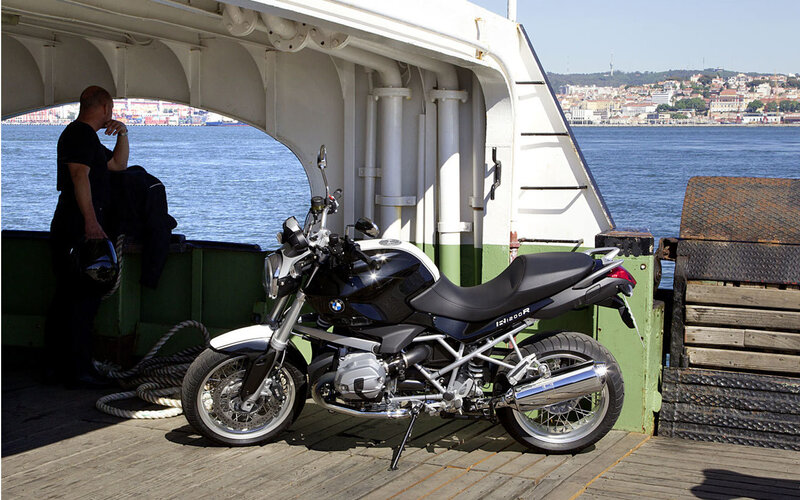 BMW Motorcycle on Ferry