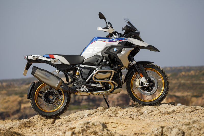 BMW Motorcycle on Rocks