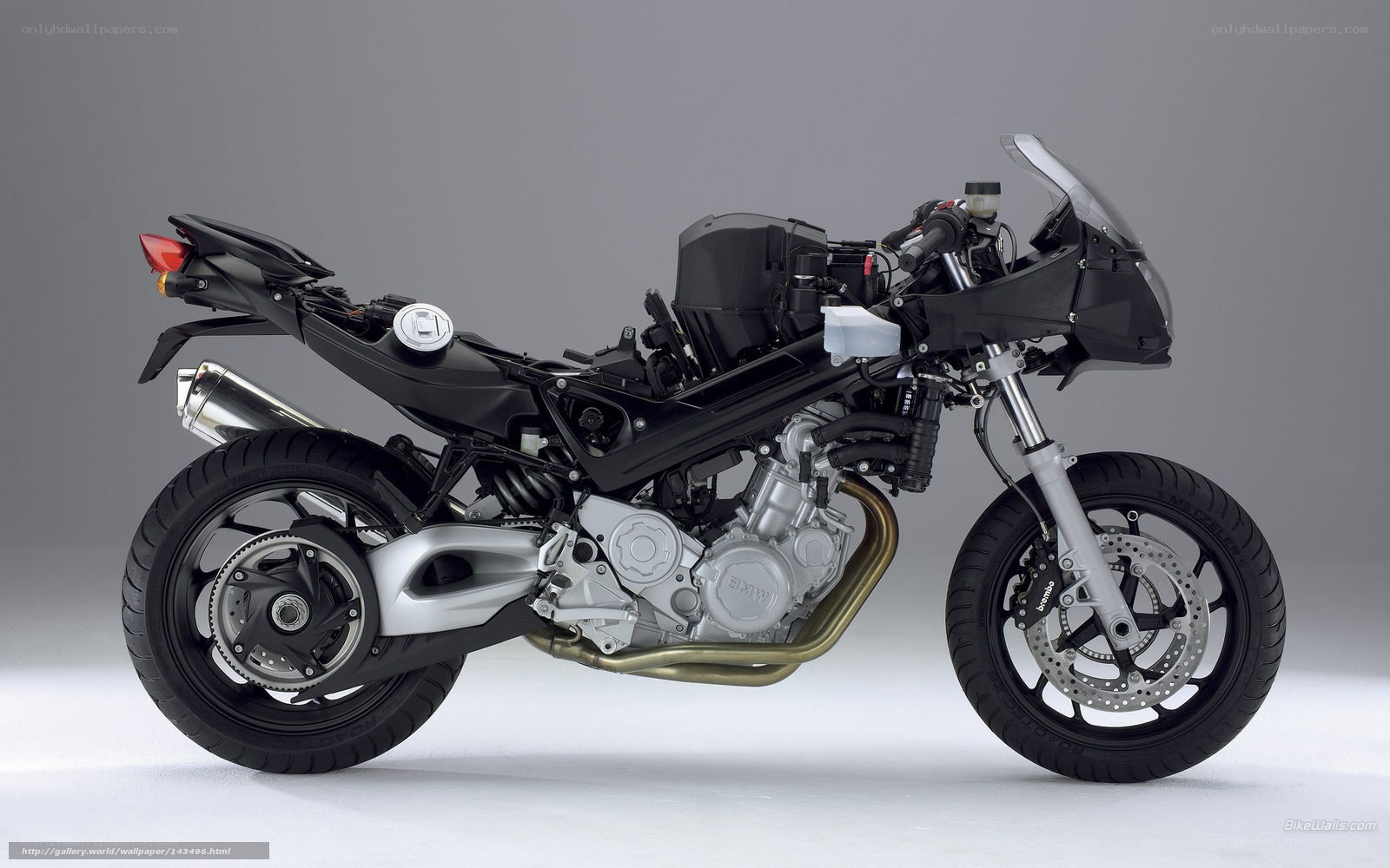 BMW motorcycle side profile