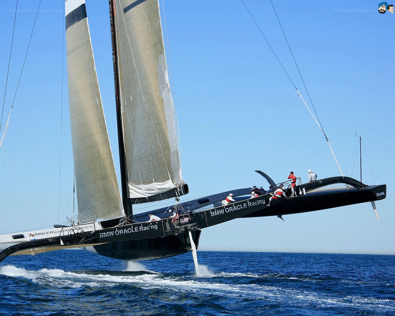 BMW Oracle Racing sailboat