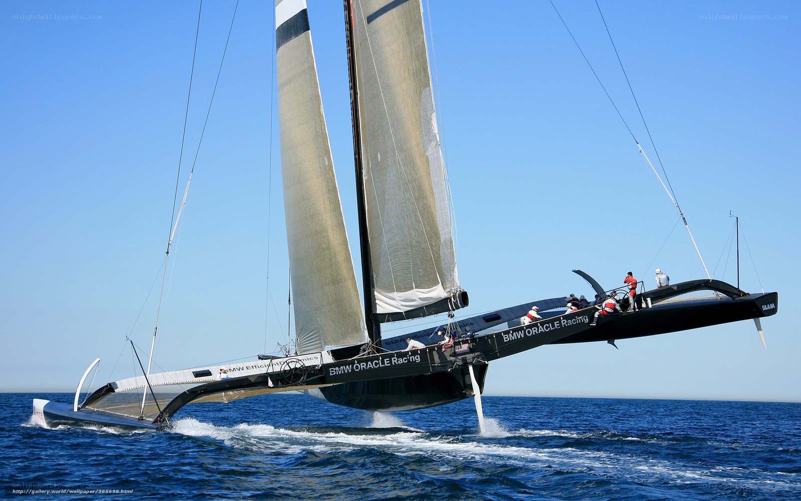 BMW Oracle Racing sailboat