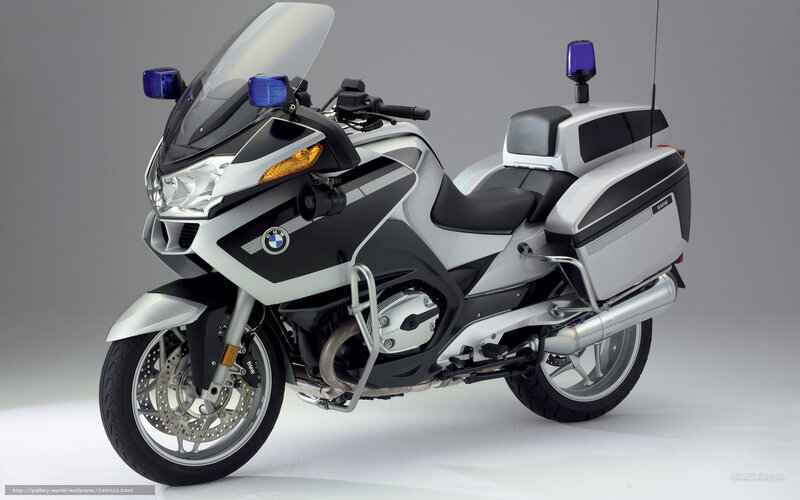 BMW police motorcycle