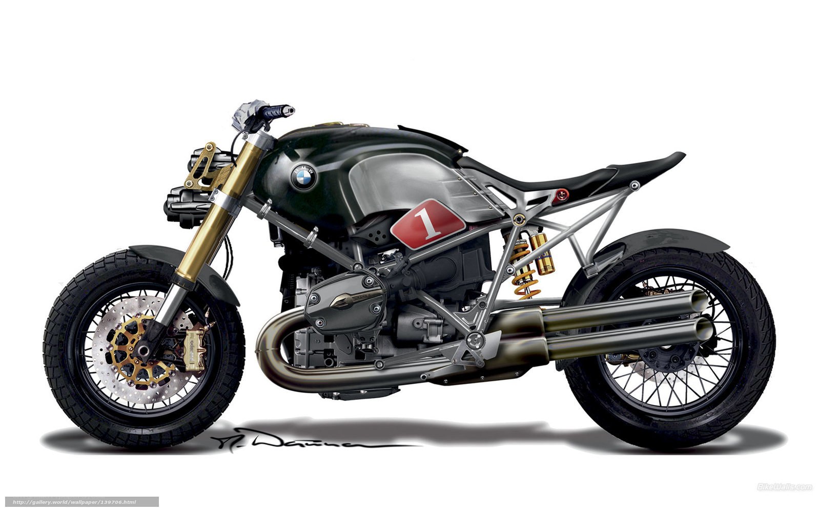 BMW R nineT custom motorcycle