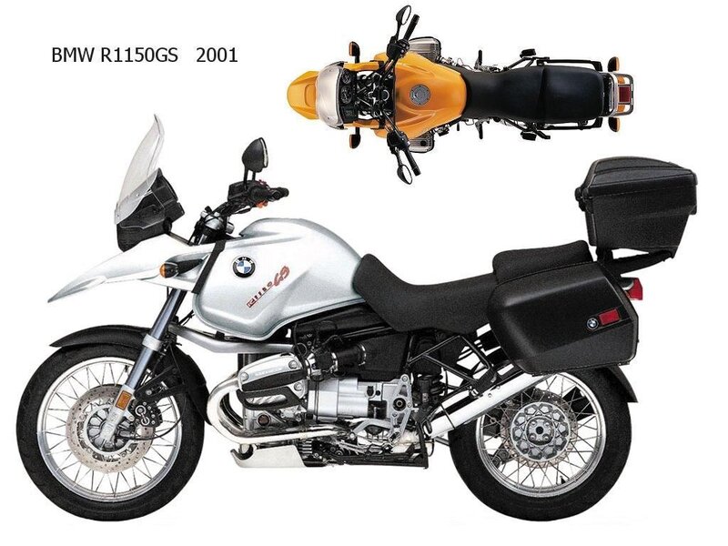 BMW R1150GS Motorcycle — Silver