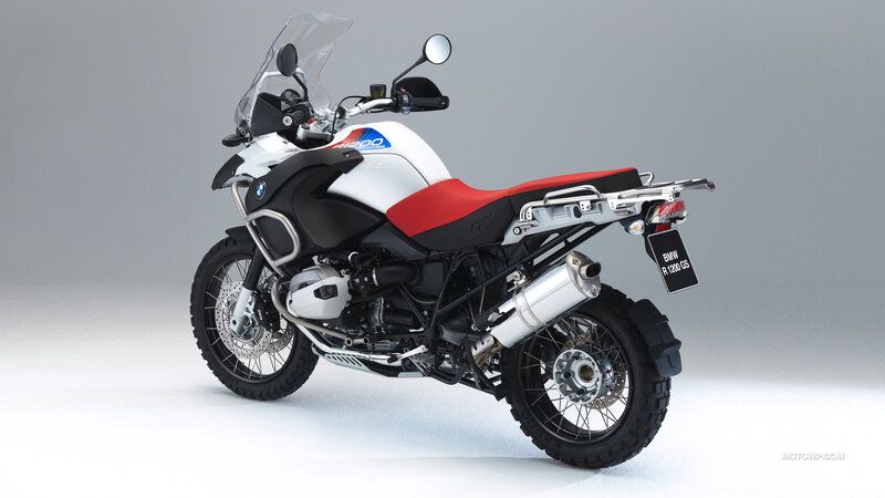 BMW R1200 GS Motorcycle — White, Neutral
