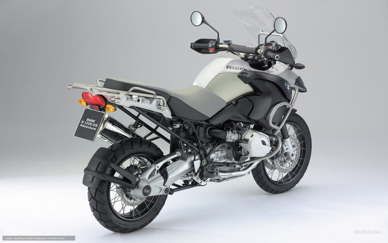 BMW R1200GS Adventure Motorcycle — Silver