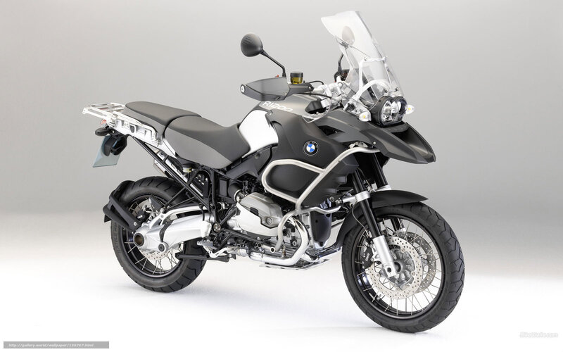 BMW R1200GS Motorcycle — Black, Neutral