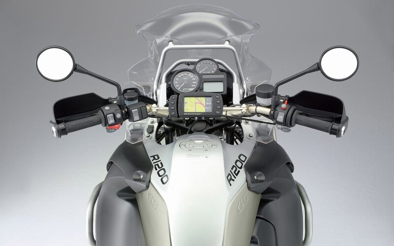 BMW R1200GS motorcycle dashboard