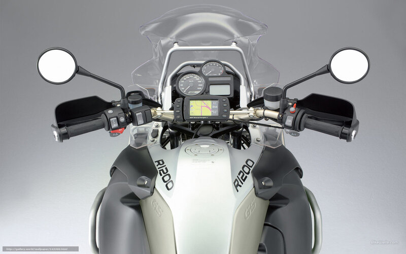 BMW R1200GS motorcycle dashboard