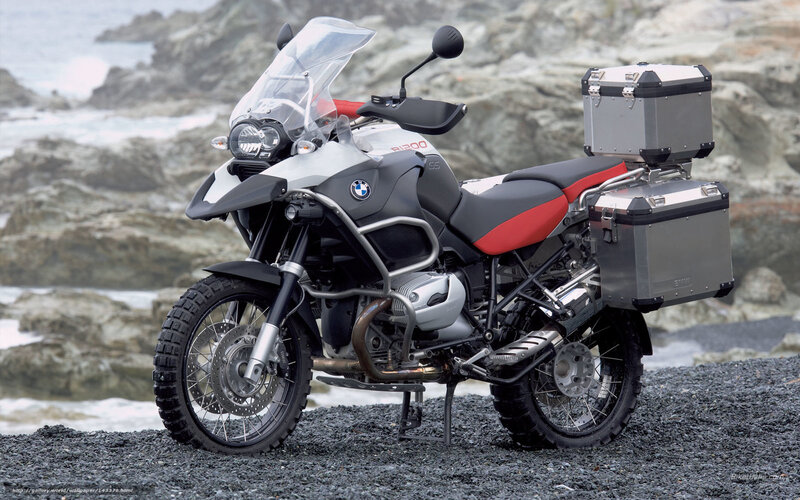 BMW R1200GS Motorcycle — Gray