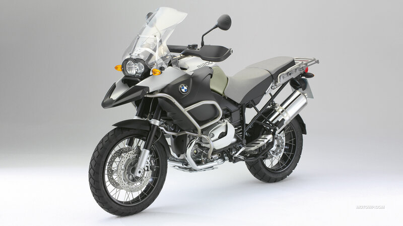 BMW R1200GS Motorcycle — Silver, Neutral, Photograph