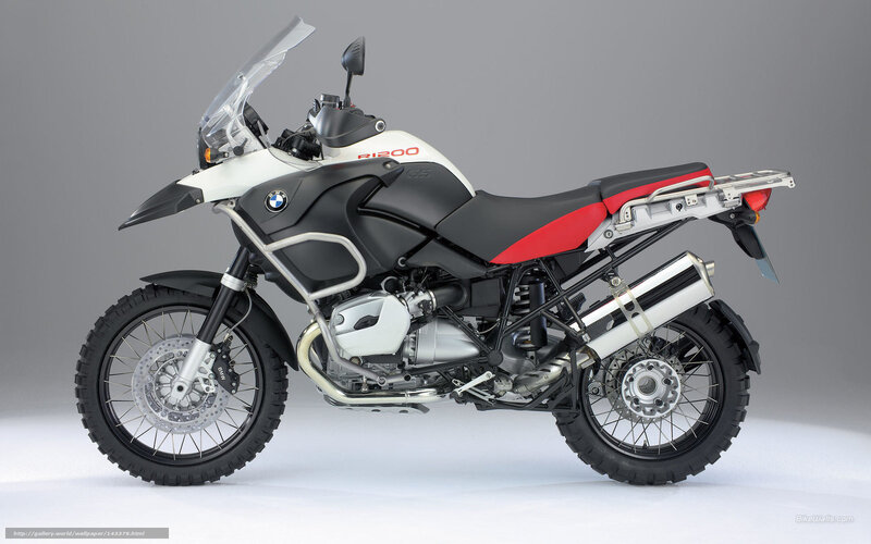 BMW R1200GS Motorcycle — White, Neutral