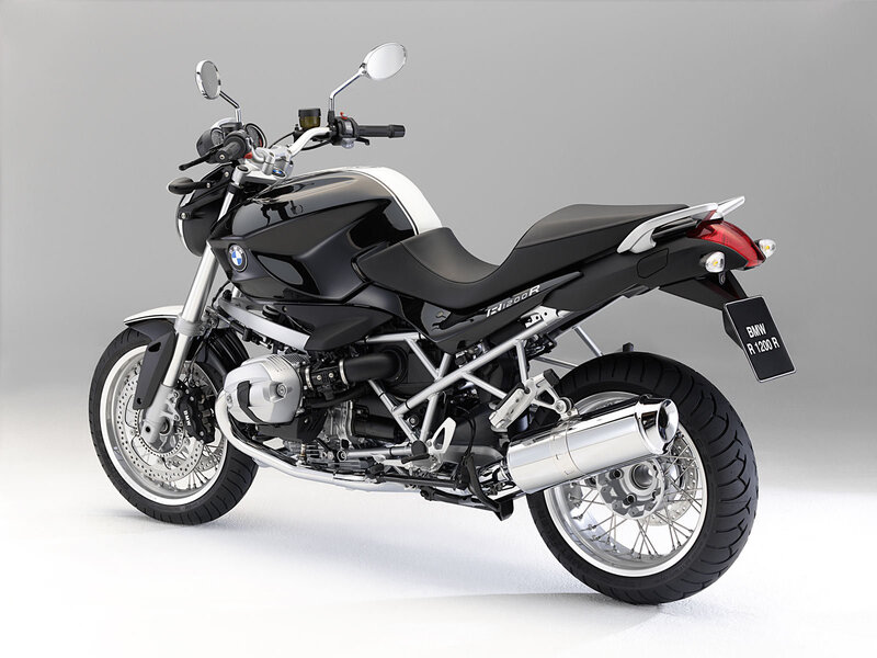 BMW R1200R Motorcycle — Black