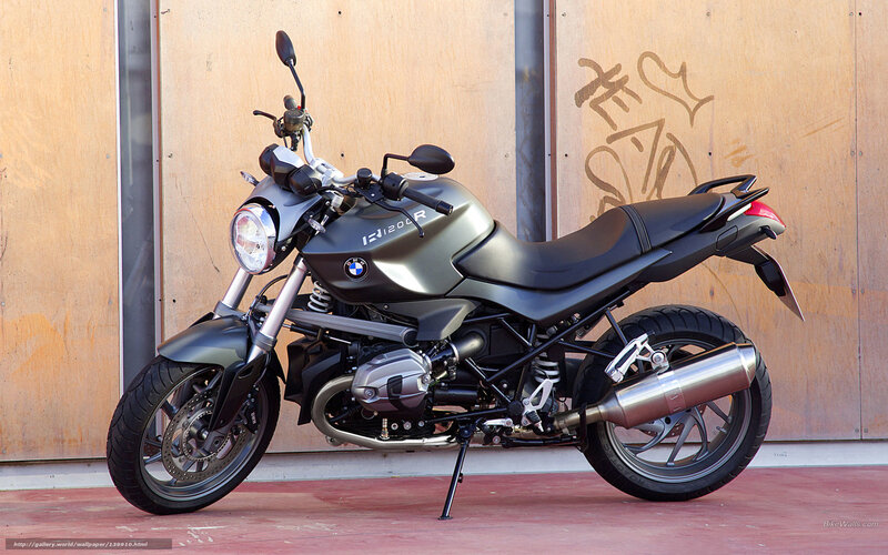 BMW R1200R Motorcycle — Gray, Neutral