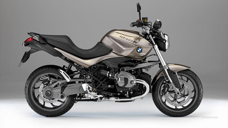 BMW R1200R Motorcycle — Silver