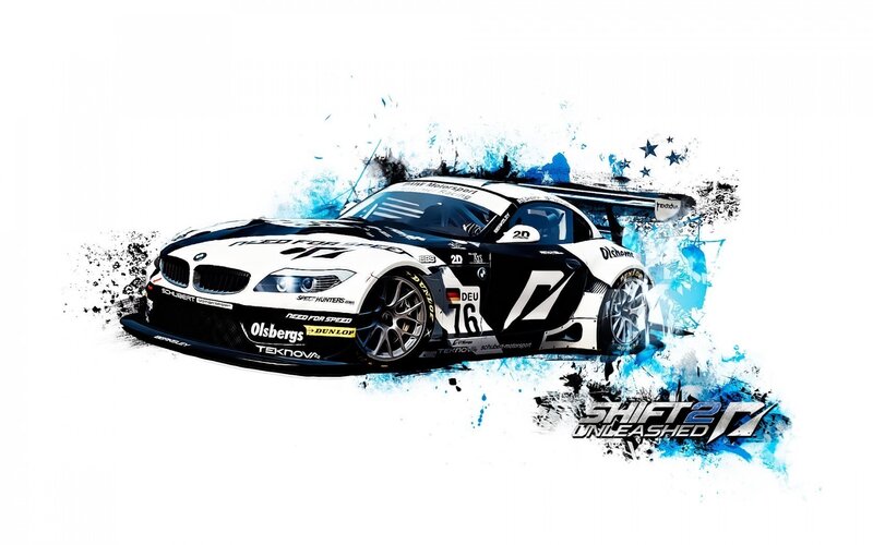 BMW race car artwork