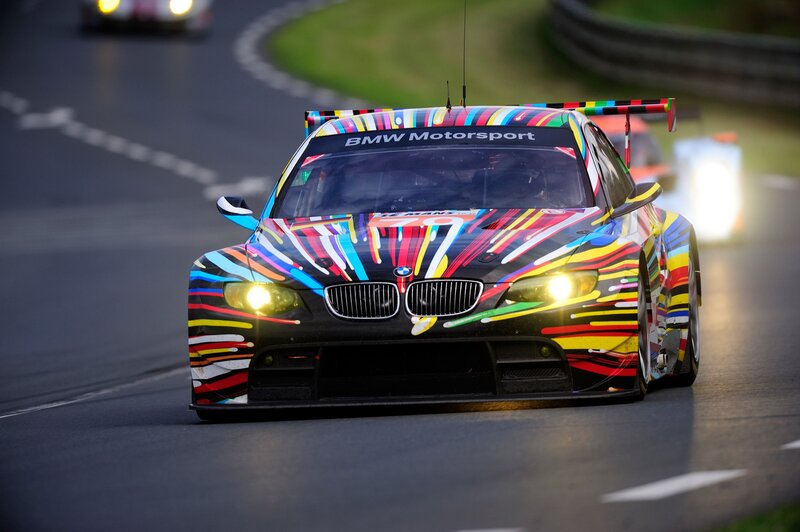 BMW Race Car — Black, Dynamic, Night