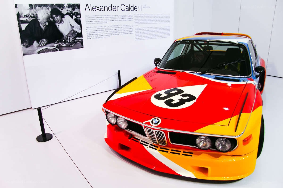BMW race car exhibit