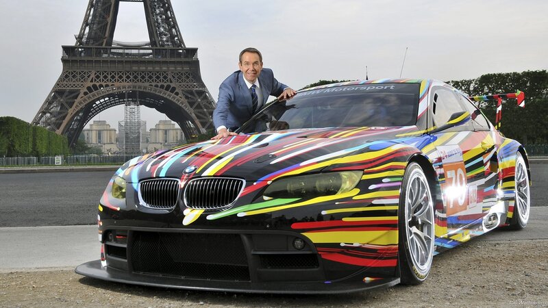 BMW race car in Paris