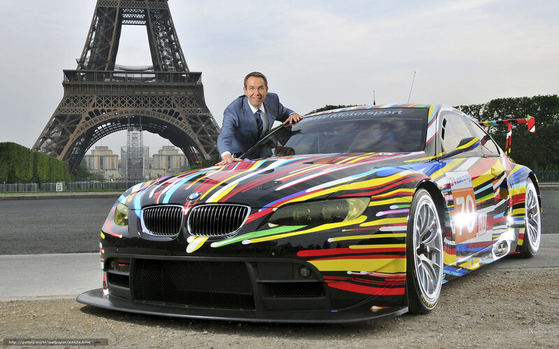 BMW race car in Paris