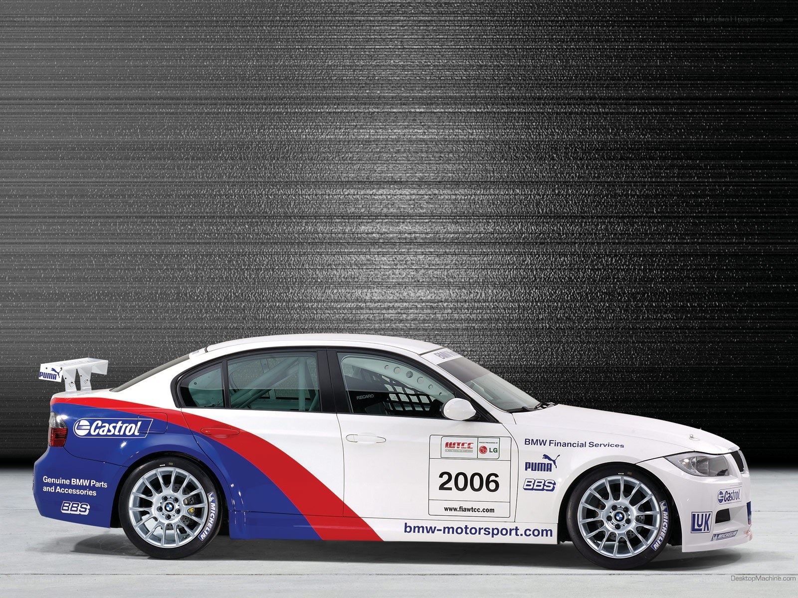 BMW race car side profile