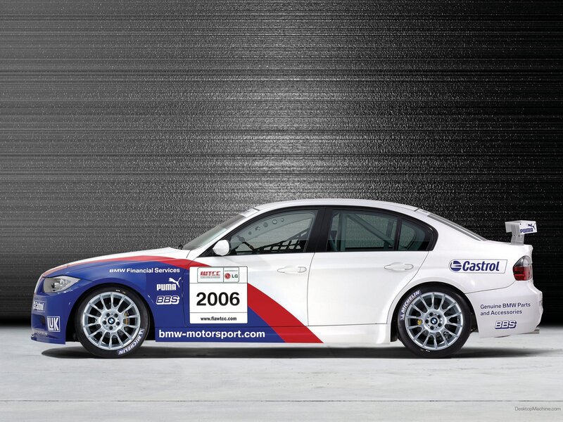 BMW race car side profile