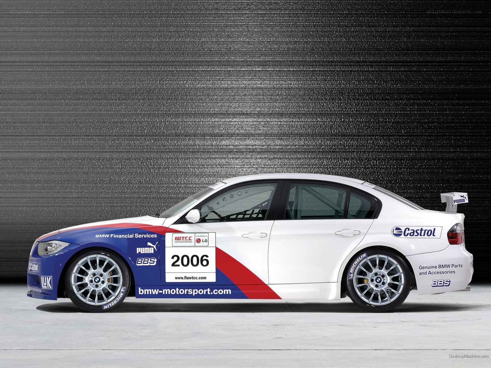 BMW race car side profile