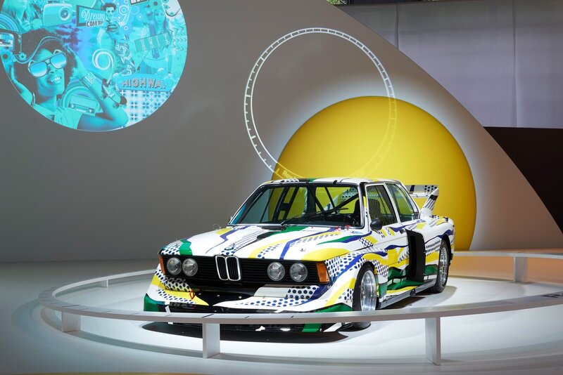 BMW Race Car — White, Vibrant