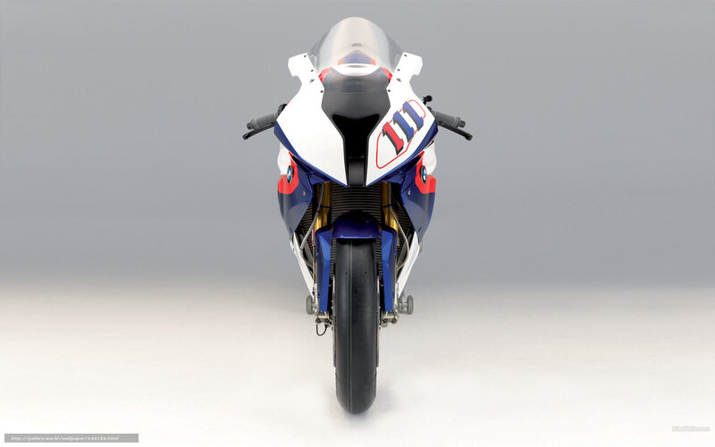 BMW Racing Motorcycle — White, Neutral
