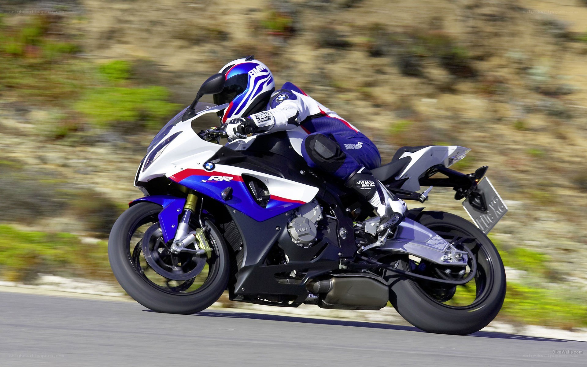 BMW S1000RR in motion