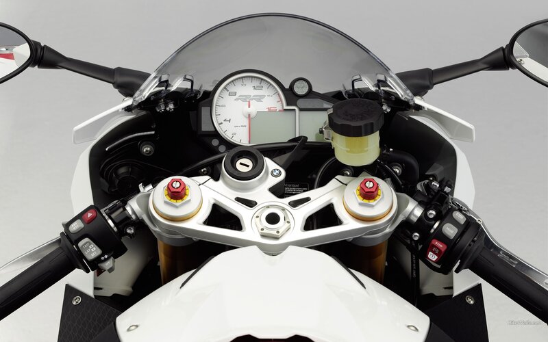 BMW S1000RR motorcycle dashboard
