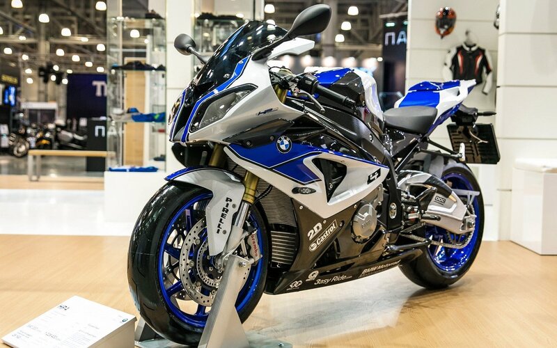 BMW S1000RR motorcycle display