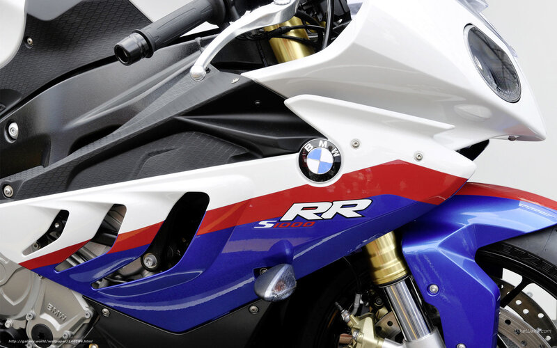 BMW S1000RR Motorcycle — White
