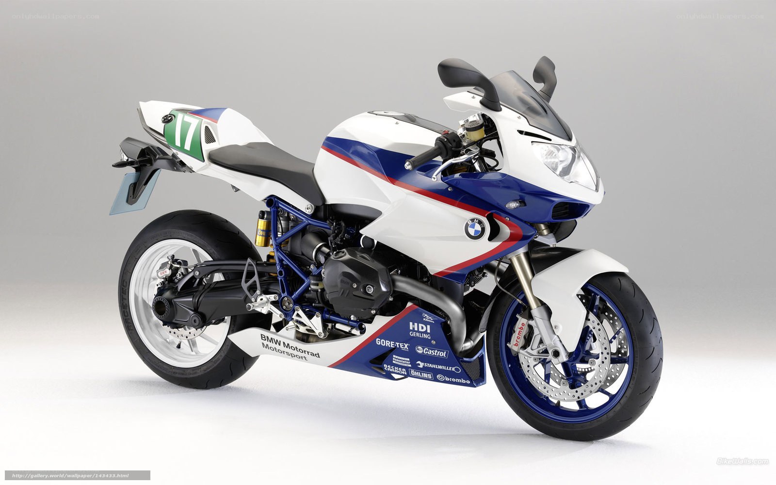 BMW S1000RR race motorcycle