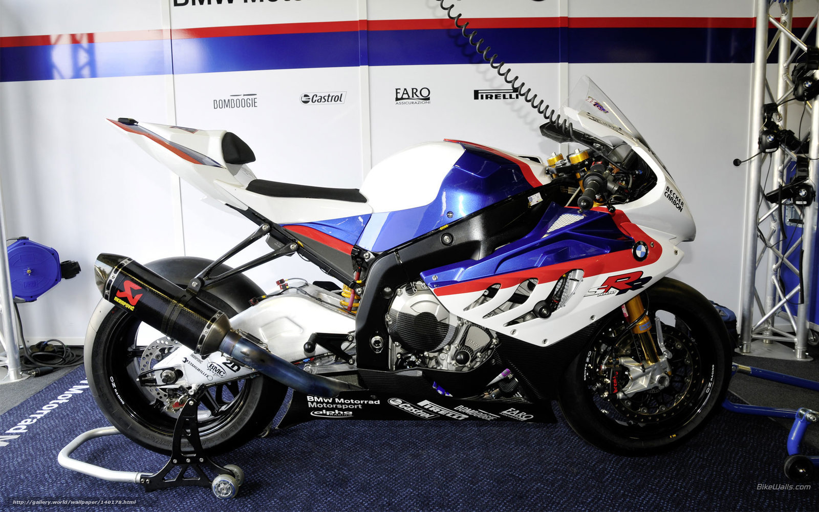 BMW S1000RR race motorcycle
