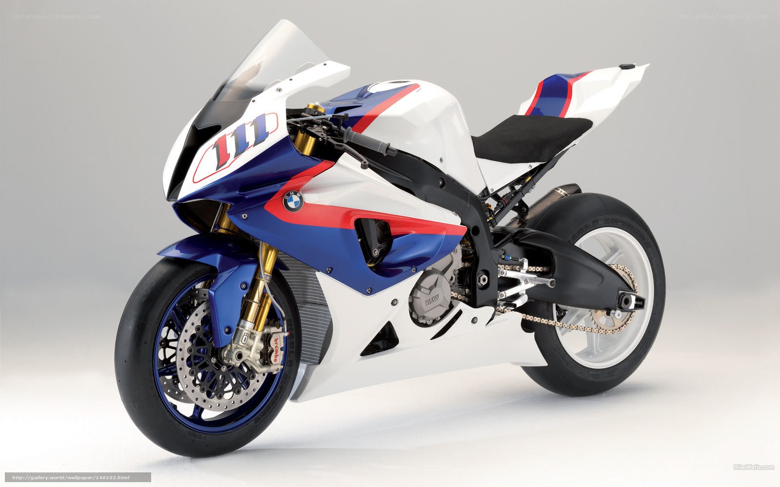 BMW S1000RR racing motorcycle