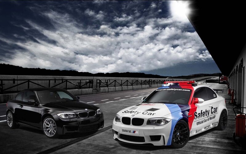 BMW safety cars on track