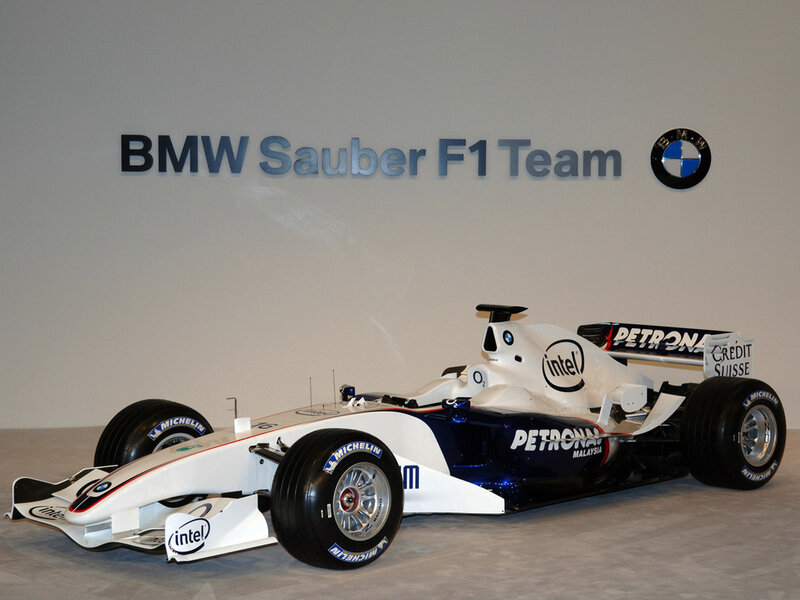 BMW Sauber F1 Car — White