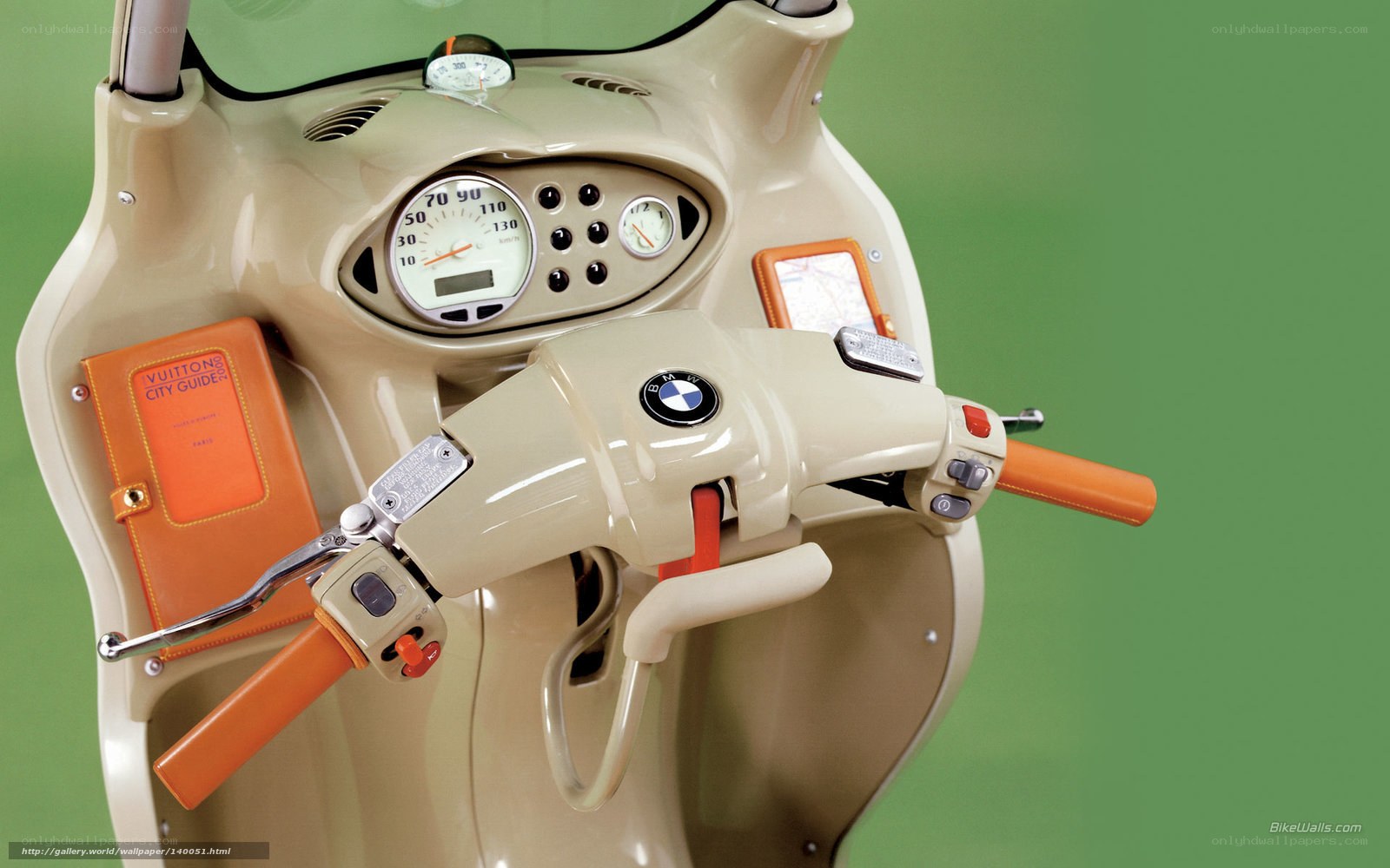 BMW scooter dashboard