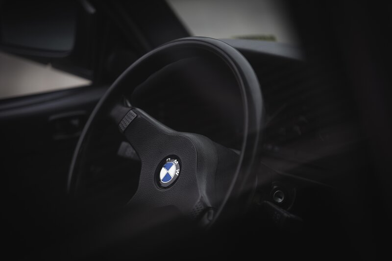 BMW Steering Wheel — Black, Dark