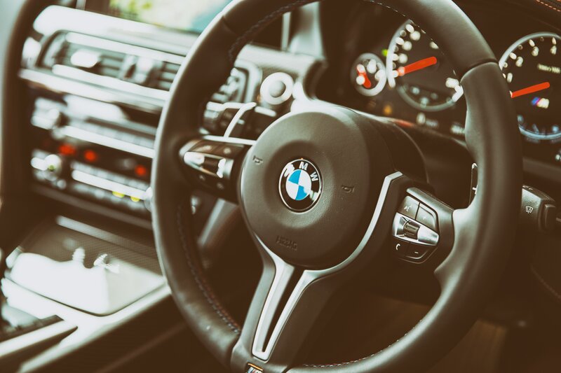 BMW Steering Wheel — Black, Neutral