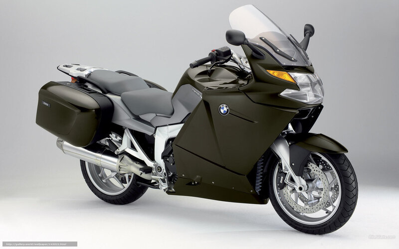BMW Touring Motorcycle — Green, Neutral
