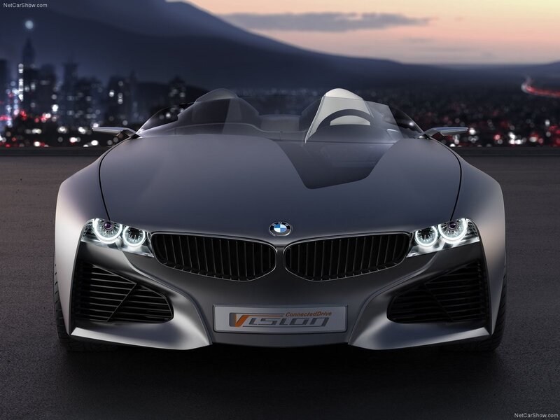 BMW Vision Concept Car — Gray, Dramatic