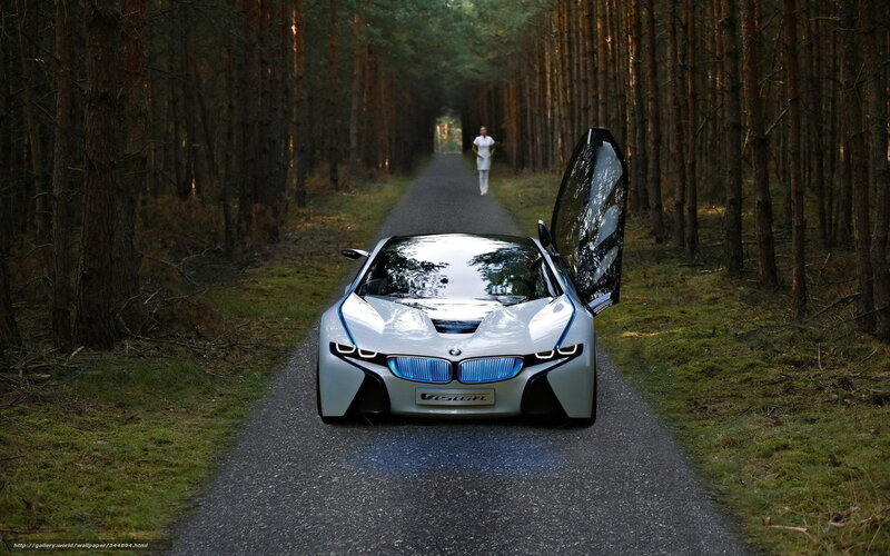 BMW Vision Concept in Forest