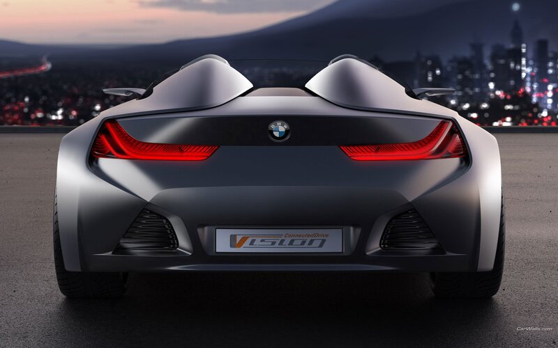 BMW Vision ConnectedDrive — Silver, Dramatic, Night
