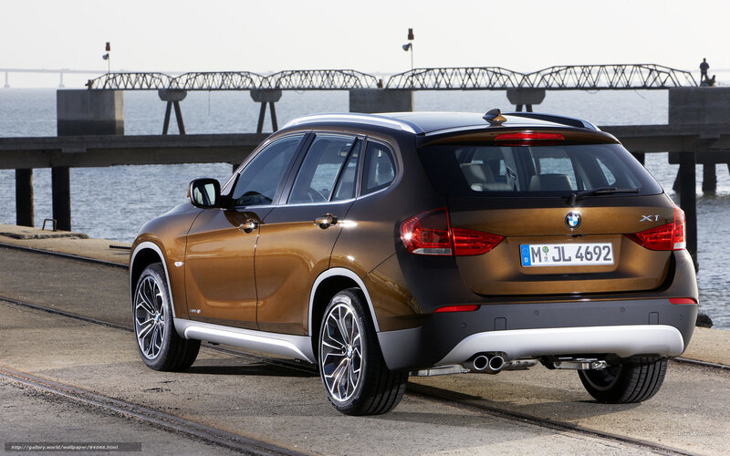 BMW X1 by the pier